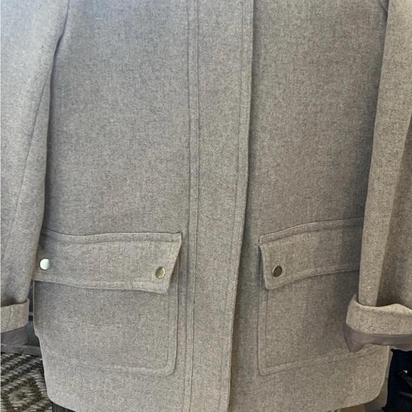 Jcrew Winter Parka Coat With Fur Hood Size 2 - Gently Worn - Picture 14 of 16